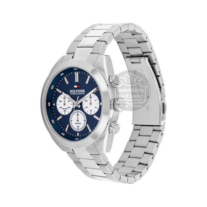 Tommy Hilfiger Horloge TH1710722 Hudson Blauw - Afbeelding 3