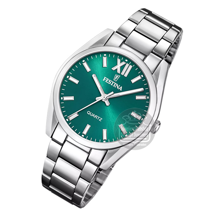 Festina F20622-C Dameshorloge Groen - Afbeelding 5