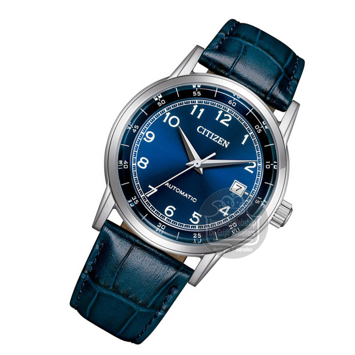 Citizen NJ0210-13L horloge Automatic Blauw Leer - Afbeelding 3