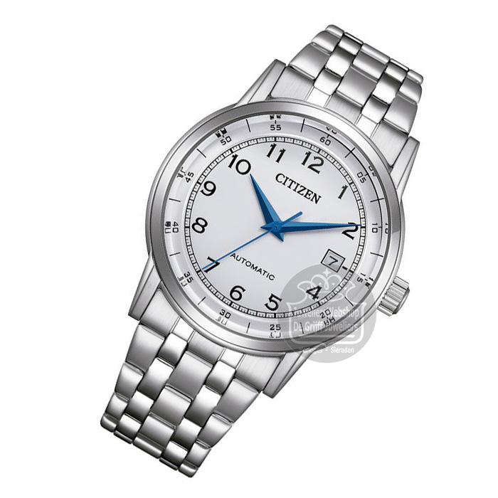 Citizen NJ0210-56A horloge Automatic Staal Wit - Afbeelding 3