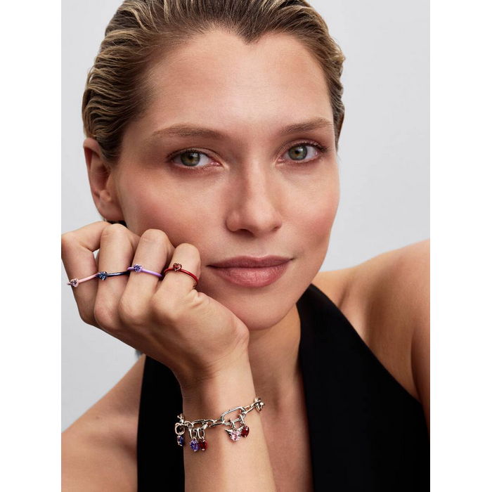 Pandora Bedel Silver Rood Chakra Hart Mini Charm 793042C05 - Afbeelding 4