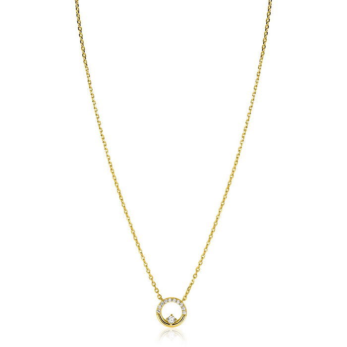Zinzi Collier ZIC2725Y Verguld met Cirkel Zirkonia - Afbeelding 3