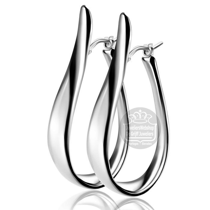 Zinzi Oorbellen ZIO2675 Zilver Organisch - Afbeelding 4