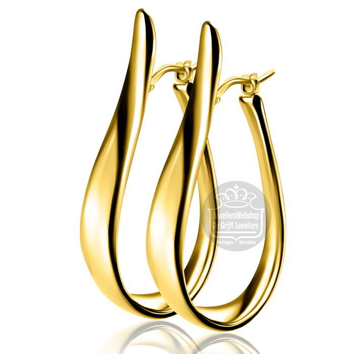 Zinzi Oorbellen ZIO2675G Zilver Verguld Organisch - Afbeelding 3