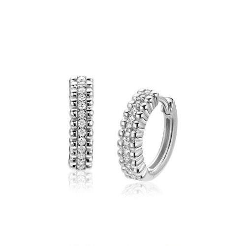 Zinzi Creolen ZIO2834 Zilver Zirconia