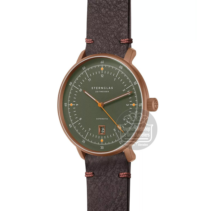 Sternglas Hamburg Pro Automatik Herenhorloge S02-HP35-VI17 Brons - Afbeelding 3