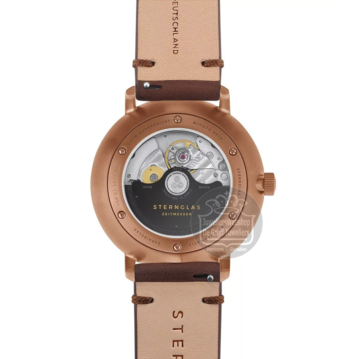 Sternglas Hamburg Pro Automatik Herenhorloge S02-HP35-VI17 Brons - Afbeelding 5