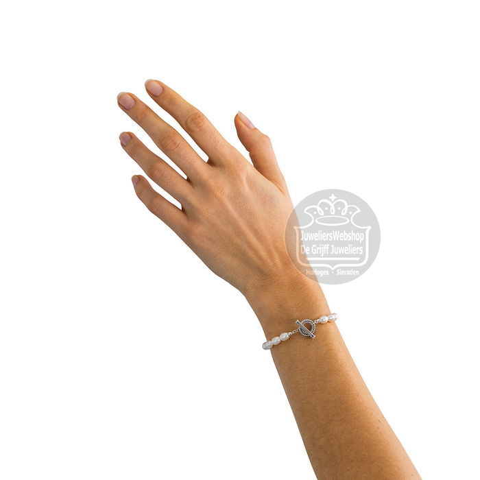 Buddha to Buddha Armband 329 D Barbara Full Pearl 18cm - Afbeelding 4