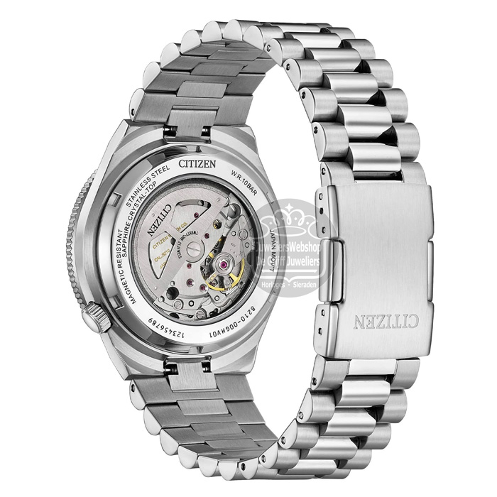 Citizen NJ0230-59L horloge Automatic Blauw Tsuyosa Shore - Afbeelding 4