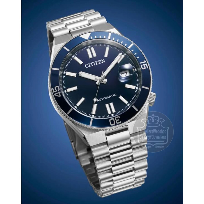 Citizen NJ0230-59L horloge Automatic Blauw Tsuyosa Shore - Afbeelding 5