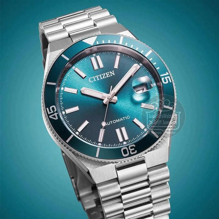 Citizen NJ0231-56L horloge Automatic Lichtblauw Tsuyosa Shore - Afbeelding 6