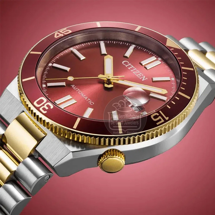 Citizen NJ0234-58X horloge Automatic Bicolor Rood Tsuyosa Shore - Afbeelding 6