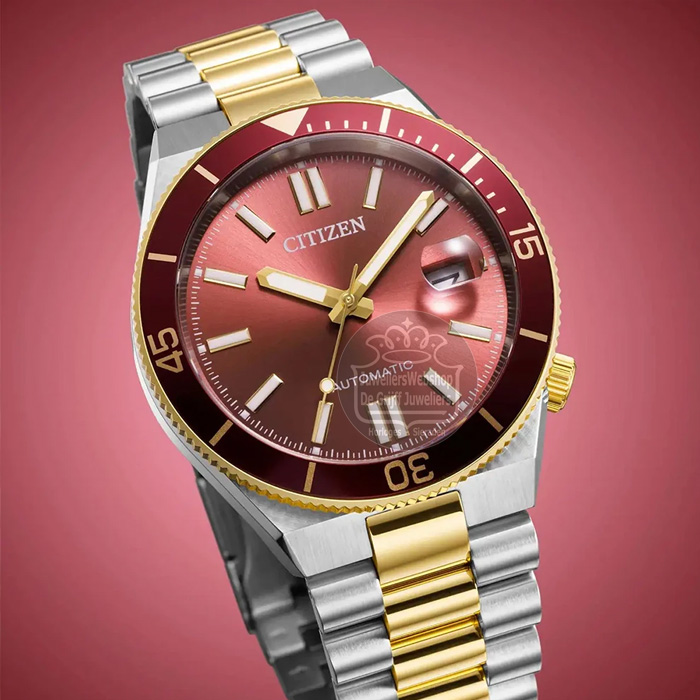 Citizen NJ0234-58X horloge Automatic Bicolor Rood Tsuyosa Shore - Afbeelding 5