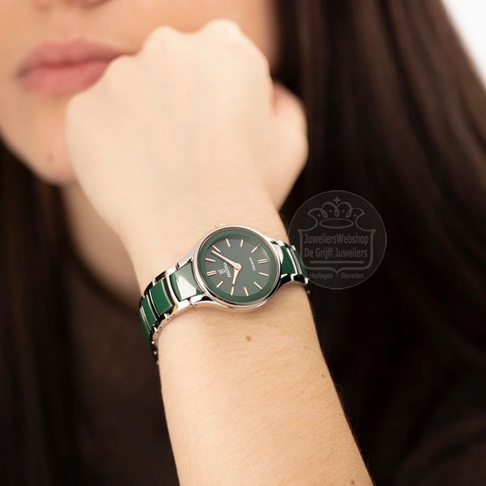 Festina F20752-6 Dameshorloge Ceramic Groen - Afbeelding 3