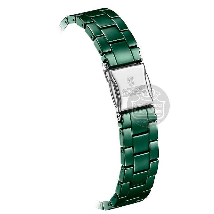 Festina F20751-6 Dameshorloge Ceramic Groen - Afbeelding 5