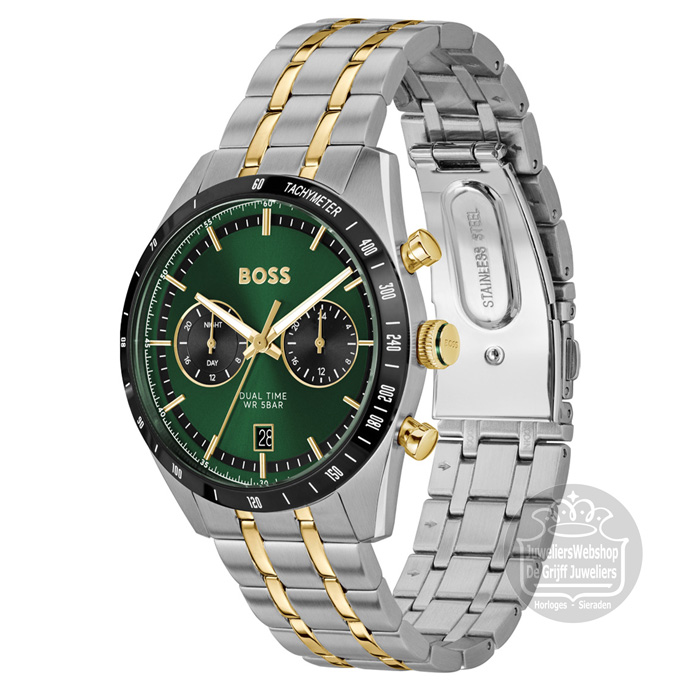 Hugo Boss Tourmaster Horloge HB1514287 heren Groen - Afbeelding 3