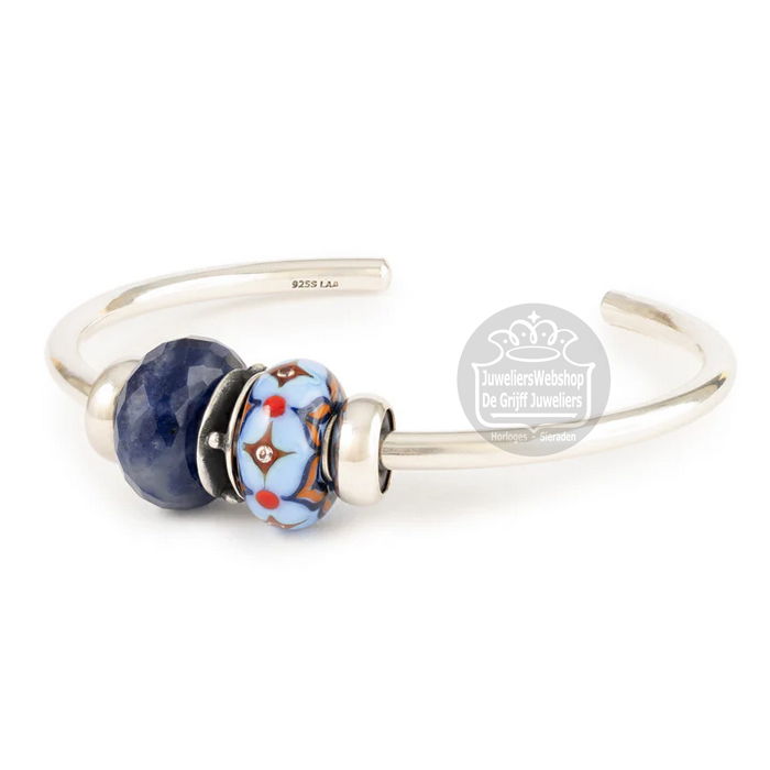 Trollbeads kraal TGLBE-00251 Azuren Porselein, Glans (Special Edition) - Afbeelding 3