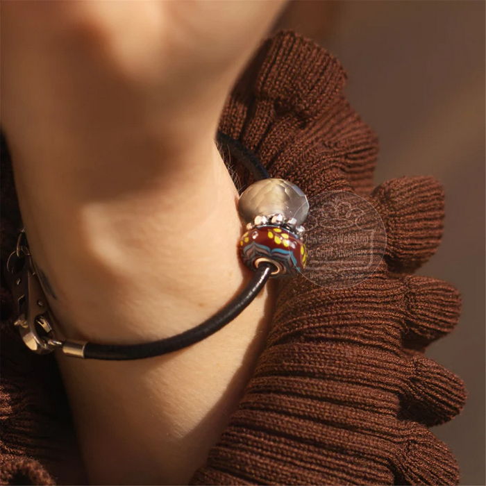Trollbeads kraal TGLBE-00252 Fluwelen Schemering, Vonk (Special Edition) - Afbeelding 3