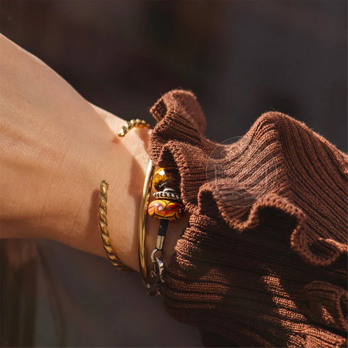 Trollbeads kraal TGLBE-00253 Ambergloed, Straling (Special Edition) - Afbeelding 3