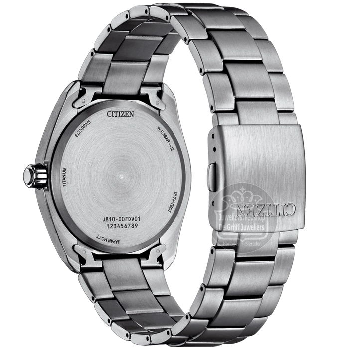 Citizen AW1900-50L horloge Eco-Drive Blauw Titanium - Afbeelding 4