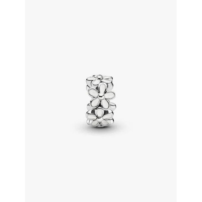 Pandora Bedel Silver Wit Madeliefje Spacer Charm 791495EN12 - Afbeelding 4