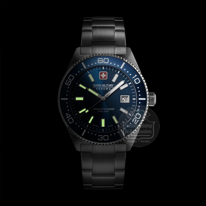 Swiss Military Hanowa Nomad horloge SMWGH0004904 - Afbeelding 7