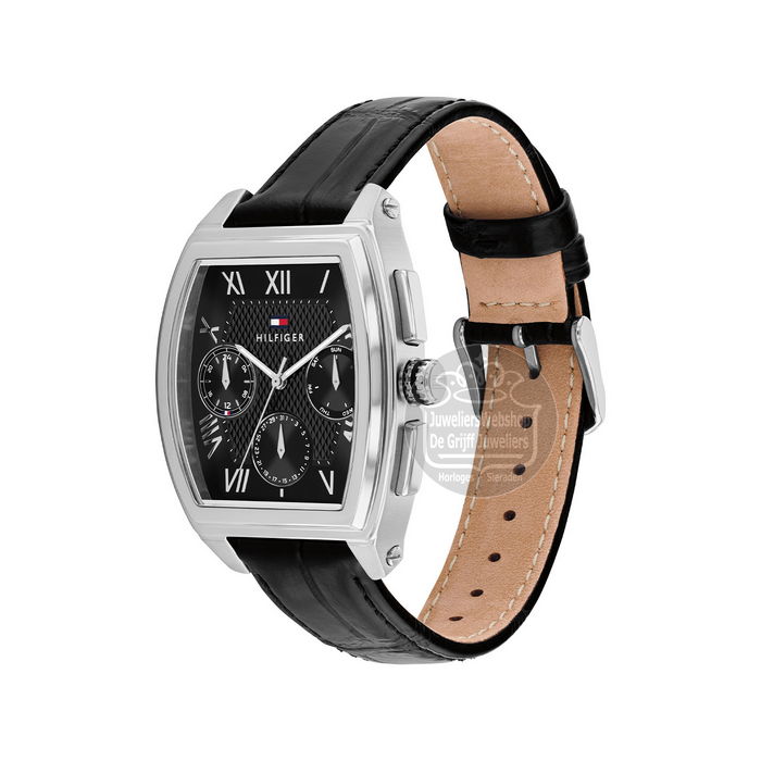 Tommy Hilfiger Horloge TH1710761 Oxford Multi-Functie Zwart - Afbeelding 3