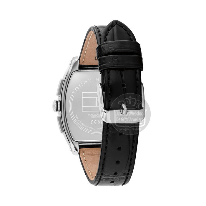 Tommy Hilfiger Horloge TH1710761 Oxford Multi-Functie Zwart - Afbeelding 5