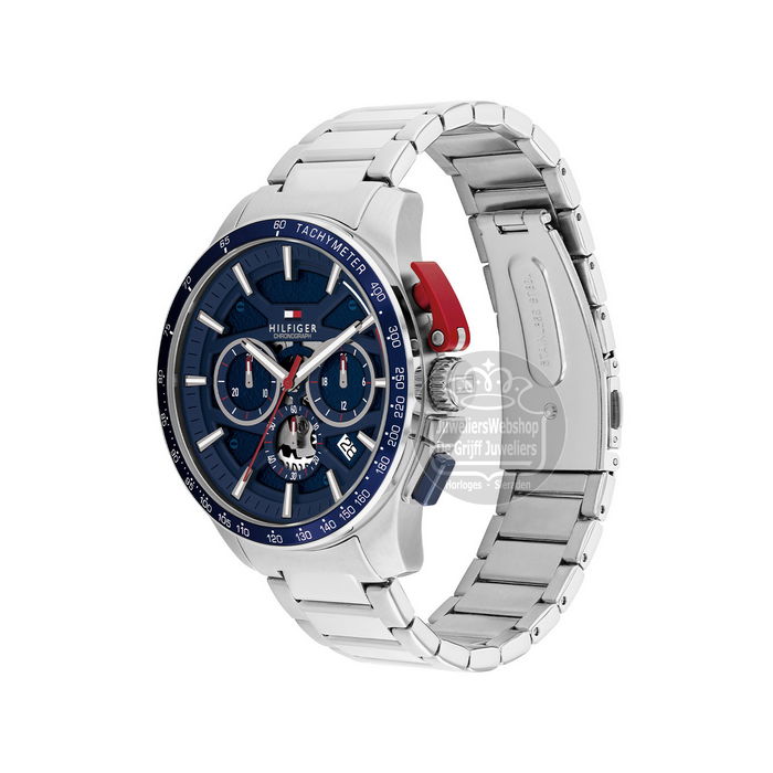 Tommy Hilfiger Horloge TH1792261 Bank Multi-Functie Blauw - Afbeelding 3