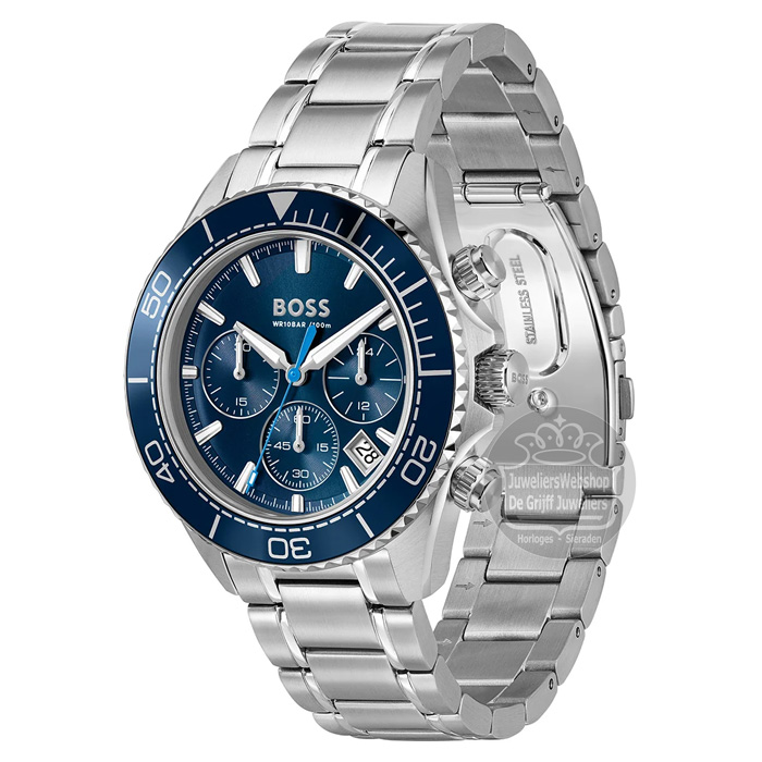 Hugo Boss Sealiner Chrono Horloge HB1514322 Blauw - Afbeelding 3