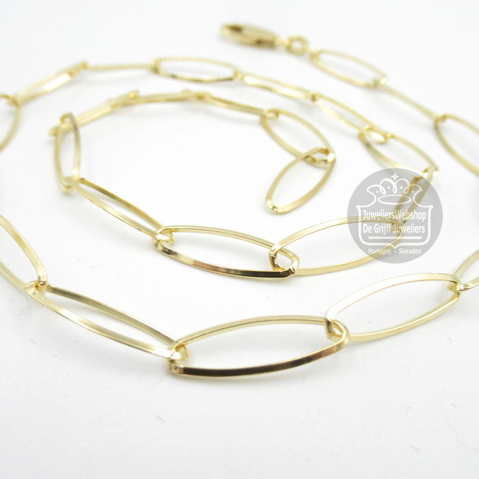 Mori Gold Filté 14 Karaat Fantasie Collier 40-GF-FVS06045 45cm - Afbeelding 4