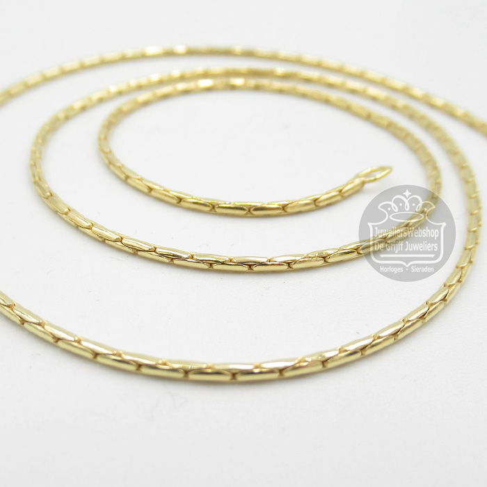 Mori Gold Filté 14 Karaat Palmier Collier 40-GF-PA01345 45cm - Afbeelding 4