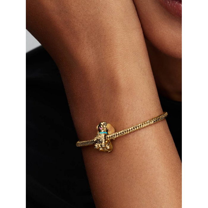 Pandora bedel Goldplated Disney Lady Charm 764468C01 Collabs - Afbeelding 3