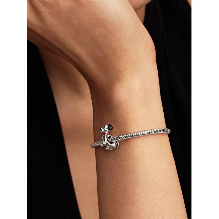 Pandora X Disney bedel Silver 101 Dalmatians Patch Charm 794469C01 - Afbeelding 3