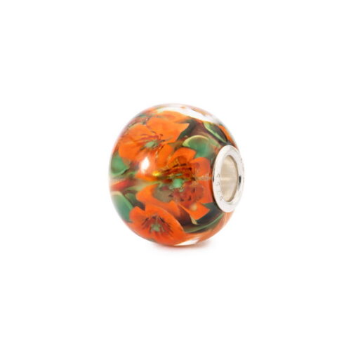 Trollbeads kraal TGLBE-30196 Bloemenziel (Special Edition)