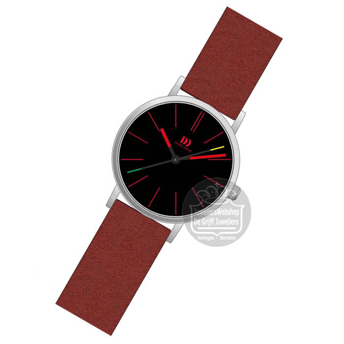 Danish Design horloge IV24Q1313 rood - Afbeelding 3