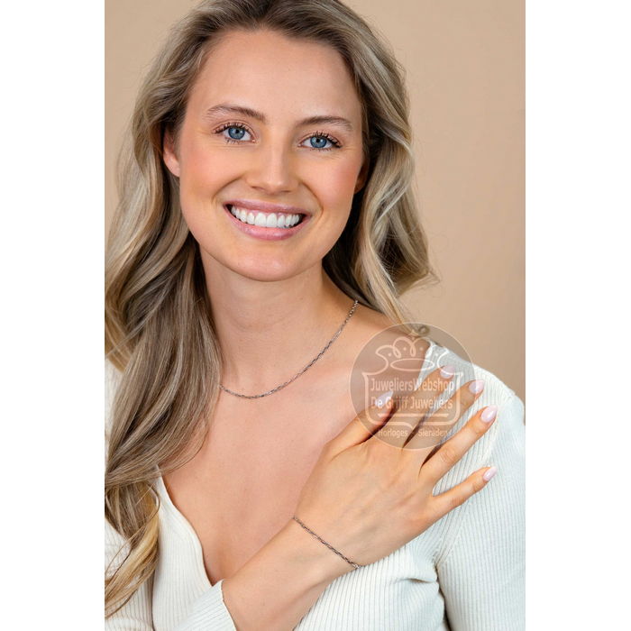 Zinzi Armband ZIA2845 Zilver Paperclip - Afbeelding 3
