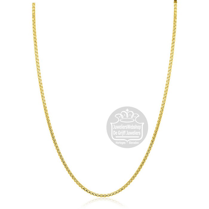 Zinzi Collier ZIC2842G Zilver ronde Venetiaanse schakel Verguld - Afbeelding 3