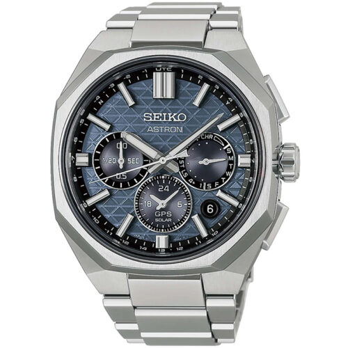 Seiko Astron HAB001J1 Horloge GPS Solar Titanium Blauw