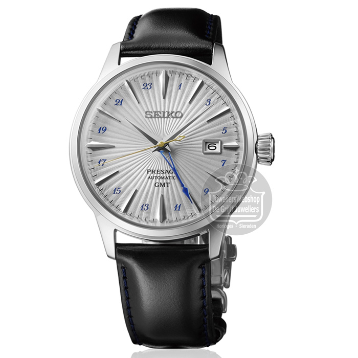 Seiko Presage SSK049J1 Horloge Cocktail Time 'Silver Bullet' - Afbeelding 3