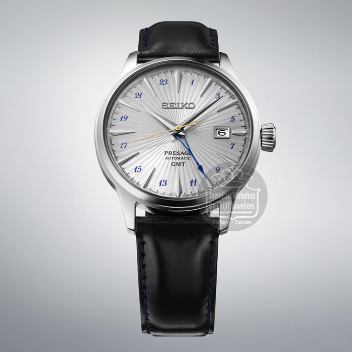 Seiko Presage SSK049J1 Horloge Cocktail Time 'Silver Bullet' - Afbeelding 4