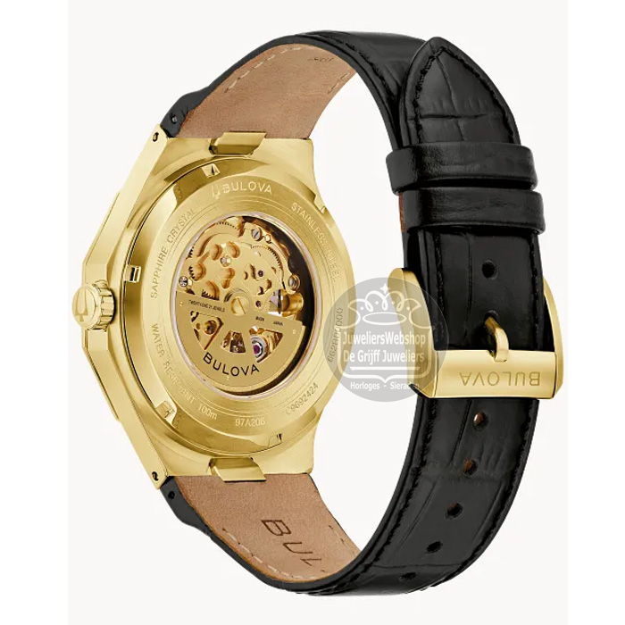 Bulova Prestige Automaat Herenhorloge 97A206 Goldplated - Afbeelding 3