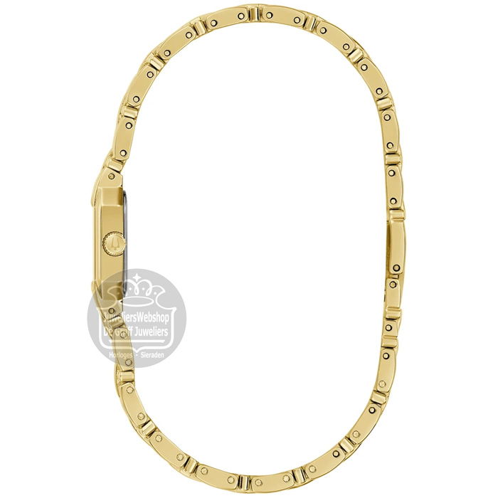 Bulova Goddess of Time Dameshorloge 97P184 Sophia Goldplated - Afbeelding 3