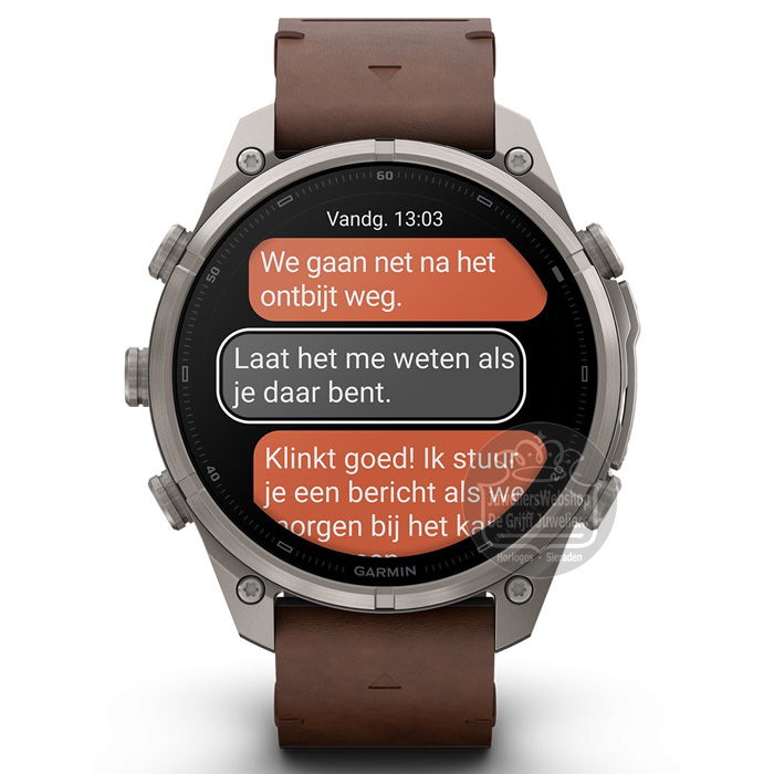 Garmin Fenix 9 Pro InReach 51mm Sapphire Amoled horloge 010-04337-41 GPS - Afbeelding 10