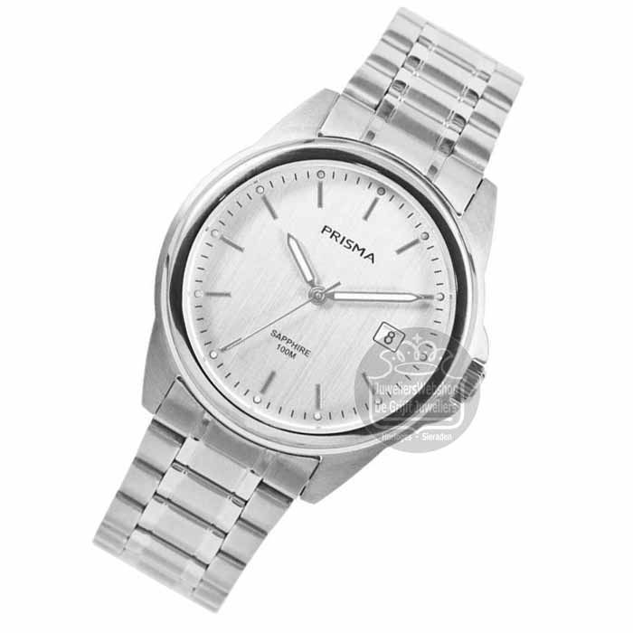 Prisma Horloge P1850 Heren Stainless Steel - Afbeelding 3