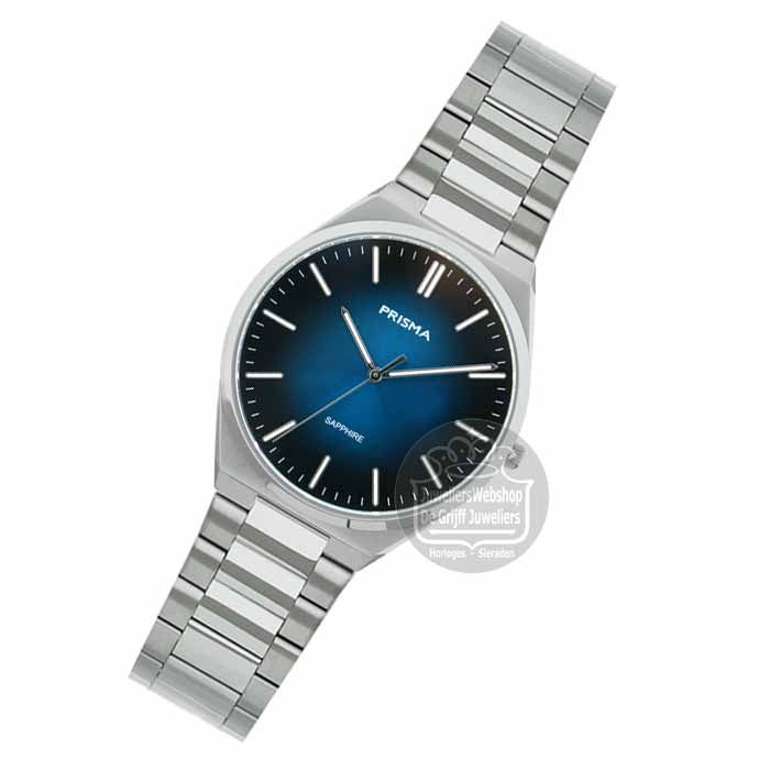 Prisma Horloge P2430 Dames Slimline Stainless Steel Blauw - Afbeelding 3