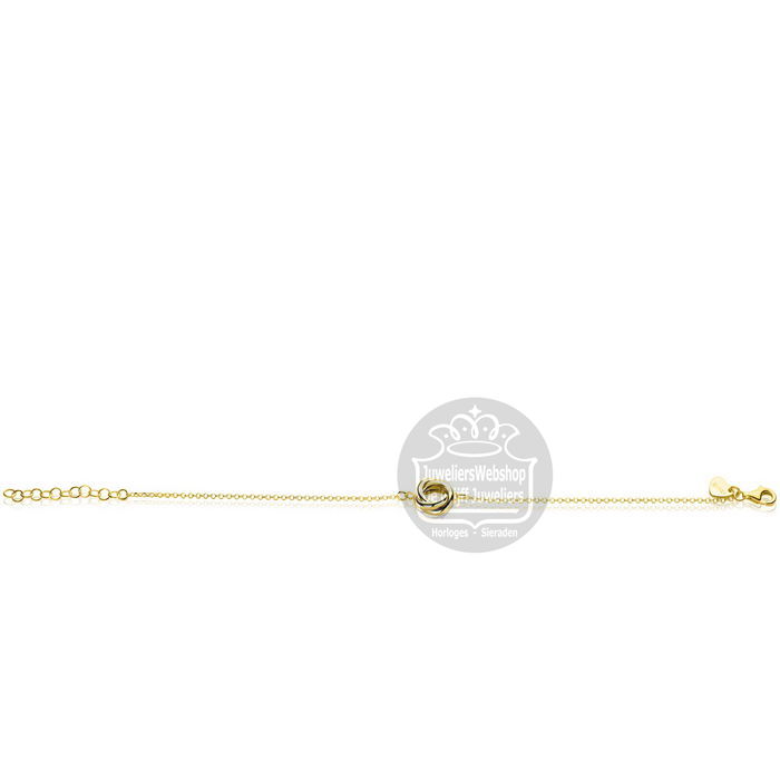 Zinzi Armband ZIA2890G Zilver verbonden ringen verguld - Afbeelding 3