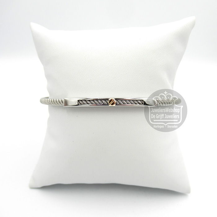 Borsari Armband Skema Staal met goud BR-SK01TE - Afbeelding 4
