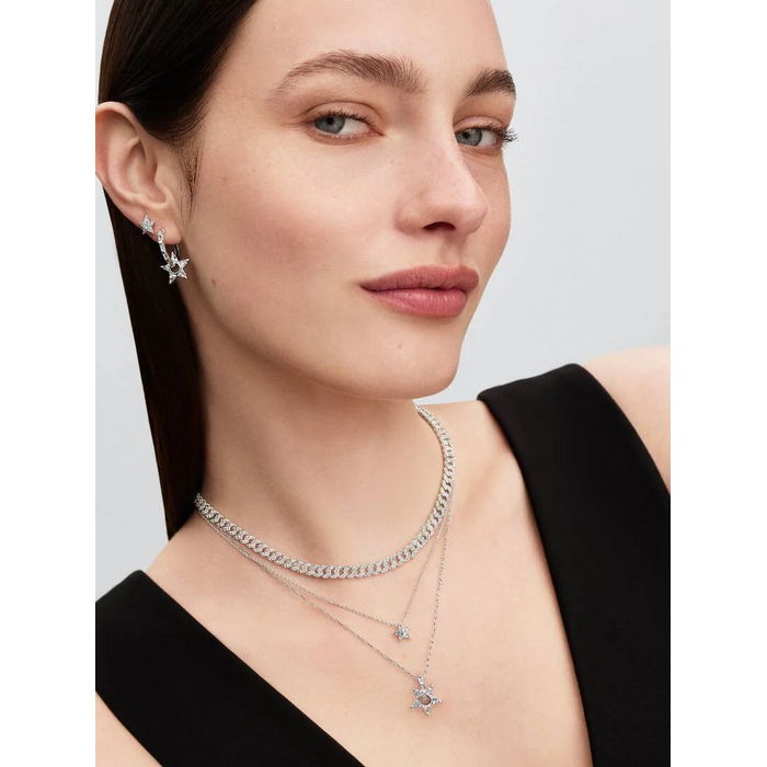 Pandora Collier Silver Opengewerkte Sprankelende Stella 395082C01 - Afbeelding 3