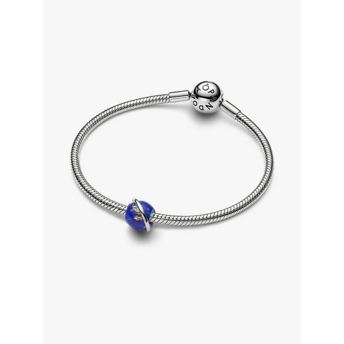 Pandora Bedel Hemelsblauwe Planeet Charm 735038C01 - Afbeelding 4